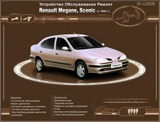 Руководство по техническому обслуживанию и ремонту Renault Megane и Renault Scenic с 1995 г.в.