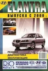 Руководство по ремонту и техническому обслуживанию автомобиля Hyundai Elantra J3 с 2000 года