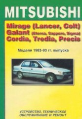 Руководство Mitsubishi Mirage (Lancer, Colt), Galant (Sapporo, Eterna, Sigma), Cordia, Tredia, Preci