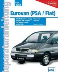 Руководство по ремонту Citroen Evasion и Jumpy Diesel, Peugeot 806 и Expert Diesel , Fiat Ulusse и S