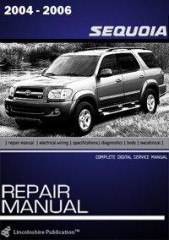 Руководство с инструкциями по ремонту Toyota Sequoia с 2001 г.в