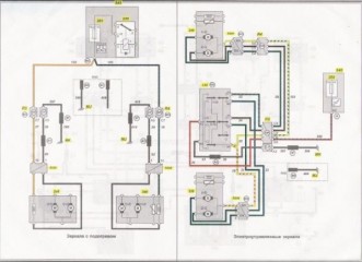 Руководство по ремонту автомобиля Renault Laguna I. Электрические схемы.