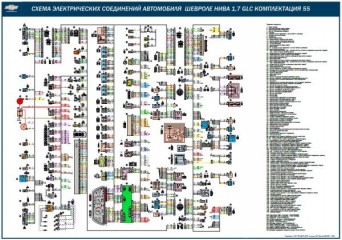 Схема нива шевроле 2005. Электрическая схема Шевроле Нива 2014 года выпуска.