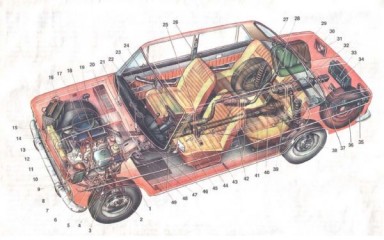 Руководство по ремонту ВАЗ 2103,-2106 и их модификаций. Устройство узлов и механизмов.