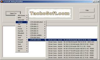 TachoSoft Airbag Resetter 6.4 - Программа для очистки краша из блоков SRS