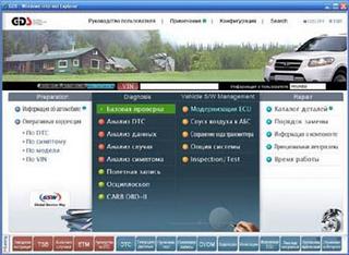 Дилерская база данных с диагностикой KIA GDS 2009