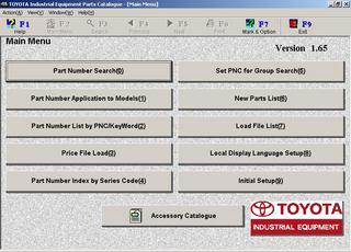 Toyota Industrial Equipment EPC ( 10.2010 ) - Каталог деталей и аксессуаров для индустриального обор